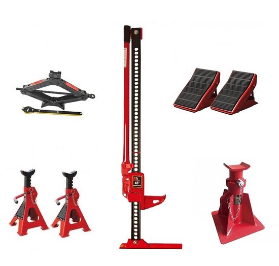 Mehāniskie domkrati / riteņu balsti