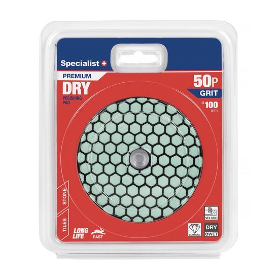 Dimanta slīpēšanas plāksne, universāls, 100 mm, 50P SPECIALIST+ 