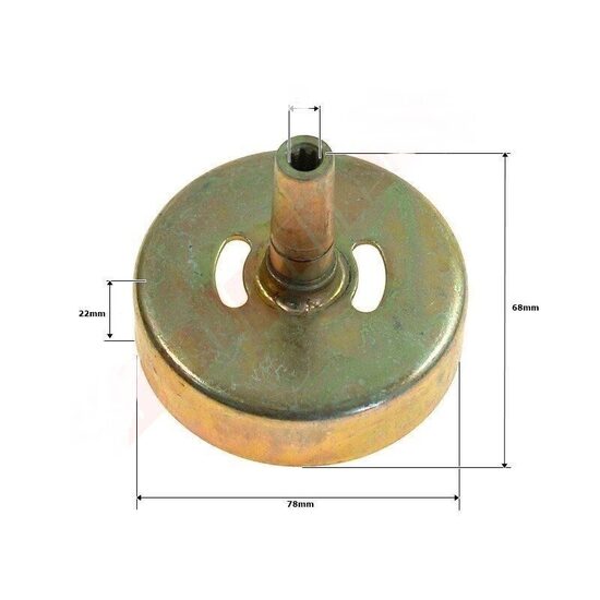 Trimmera sajūga grozs (kvadrātveida vārpstai) 