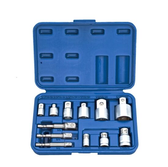Adapteru komplekts 1/4" + 3/8" + 1/2" + 3/4" (12 gab.) KingRoy KR30166012