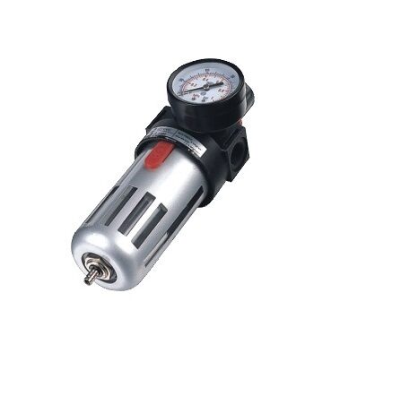 Mitruma filtrs ar regulatoru un spiediena mērītāju | 1/2" (LG-05-12)