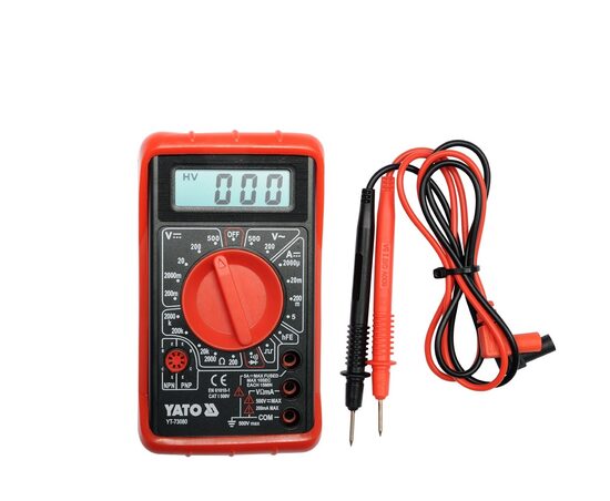 Multimetrs digitālais 600V CAT I 5A YT-73080 YATO