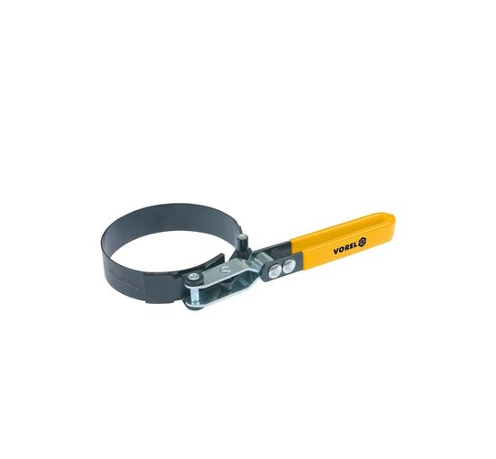 Eļļas filtra atslēga, VOREL, 57612, regulējama, diametrs 73-85 mm