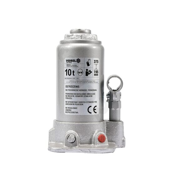 Domkrats hidrauliskais 10t 195- 375 mm TÜV/GS/CE (80052)