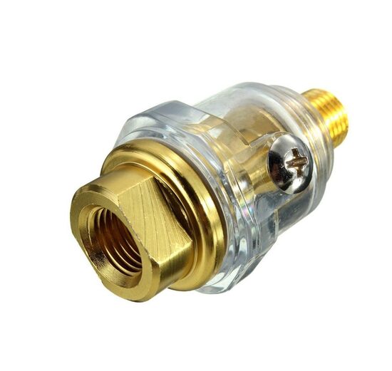 Eļļotājs pneimatiskajiem instrumentiem | šļūtenes savienotājs 6,3 mm (1/4 collas) 