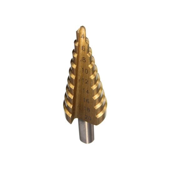 Pakāpeniska caurumu paplašināšanas urbis  4-20 mm (EB-4343)