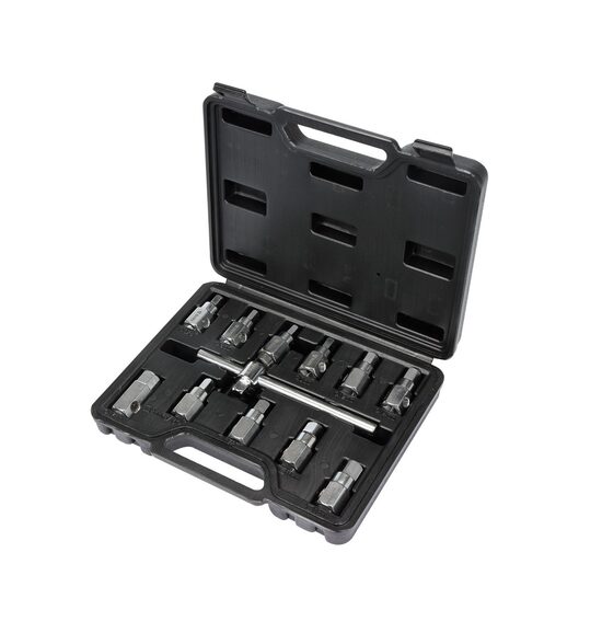 Atslēgu komplekts automaš. eļļas noliešanai (12gab.) YT-0600 YATO