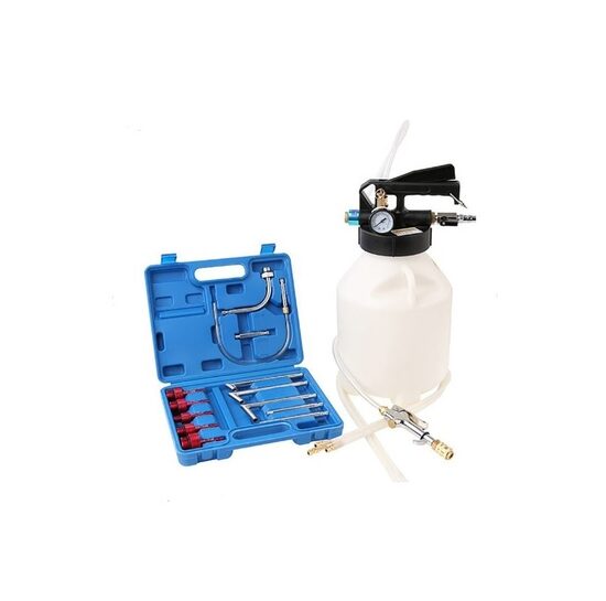 Pneimatiskā eļļas iepildīšanas un izsūkšanas iekārta ar ATF adapteriem 6L  15 gab. (FD6L)