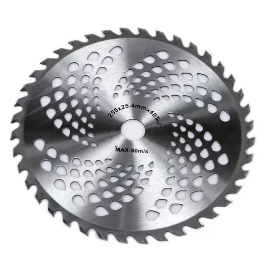 Trimmera disks ar pabedīta zobiem 255mm x 25,4cm, 24T  2552420254W
