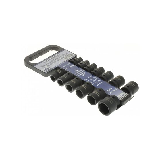 Triecienuzgaļu komplekts, sešstūra  (1/2")  10 - 27 mm  13 gab. (SK12013)