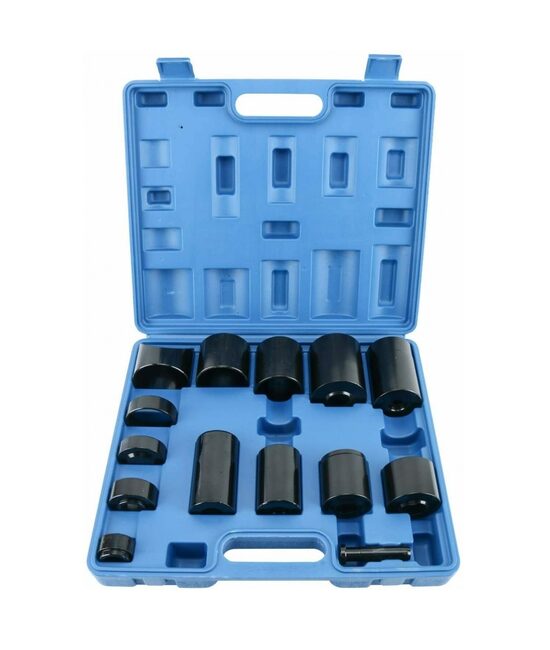 Kluso bloku/bukses un gultņu presēšanas instrumentu komplekts | 14 gab. (SK66958)