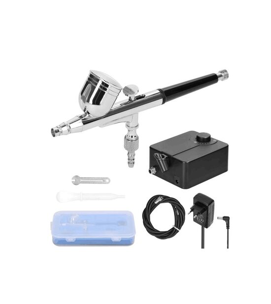 Aerogrāfijas pistole ar kompresoru automātiska  12 V  12 l/min (AB12A)