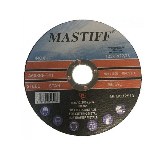 Griezējdisks metālam 125х1,2х22 mm A60TBF-12