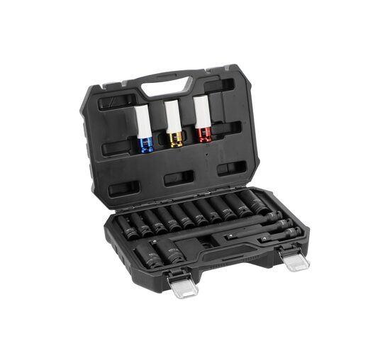 Triecienmuciņu komplekts ar garām un plānām sienām  CR-MO  18 gab. YATO (YT-10566)