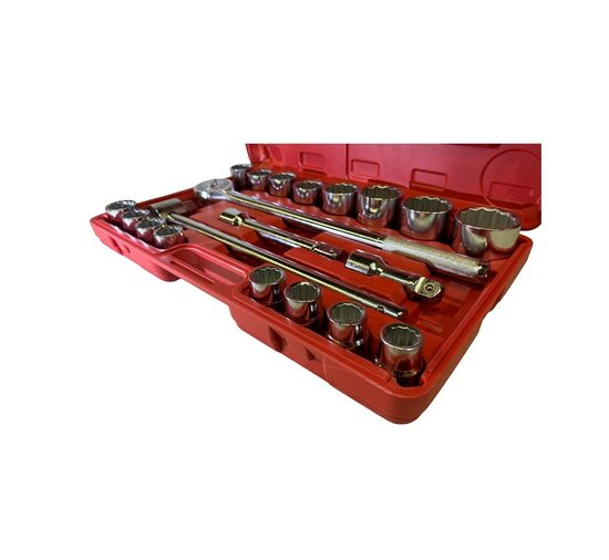 Muciņu komplekts 12-malu 3/4" 21gb (ES-4228).