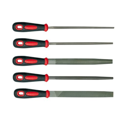 Vīles Tērauda omplekts 200mm, VOREL, 25166, 5 gb