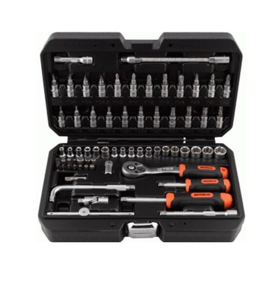 Profesionālais instrumenta komplekts 66 pr. 1/4"DR  AVTODELO 39866