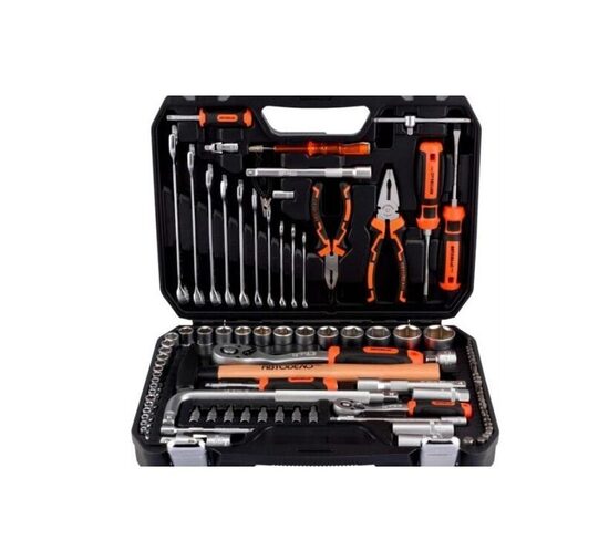 Profesionālais instrumenta komplekts 98 pr.AVTODELO 1/4"DR 3/8"DR 1/2"DR 39898