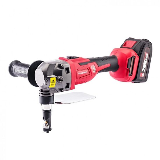Akumulatora bezsuku šķēres metālam 20V Li-ion 0.8 - 2.5mm (1x4.0Ah + lādētājs) WORCRAFT