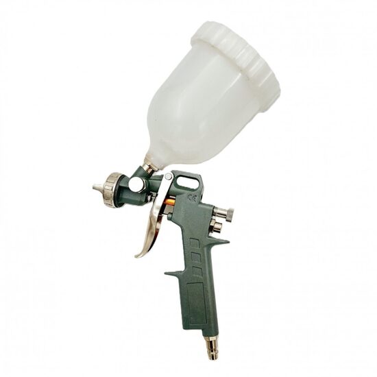 Krāsošanas pistole plastmasas tvertne 600 cm³ Ø 1,5 mm (162A2)