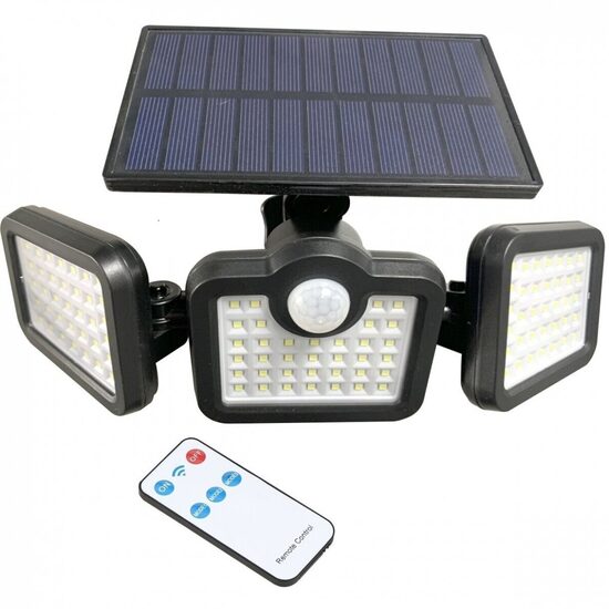 Saules sienas apgaismojums ar kustības / dienasgaismas sensoru 21.6W 6500K LED KJD2656