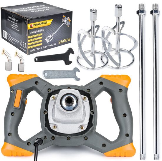 Celtniecības mikseris 2600W  Powermat PM-MI-2600M