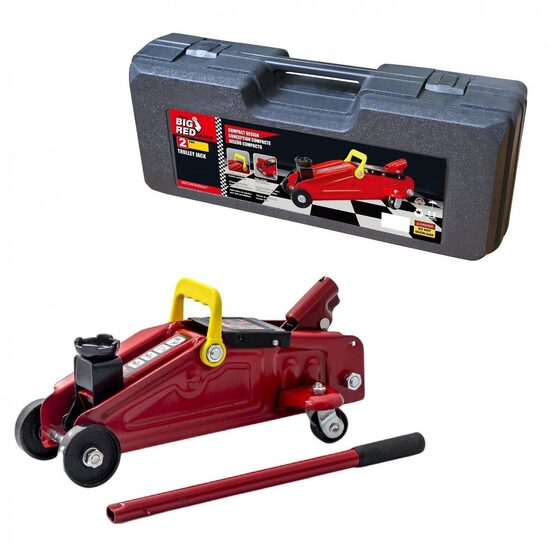 Riteņu domkrats 2t plastmasas koferī   TA820011S