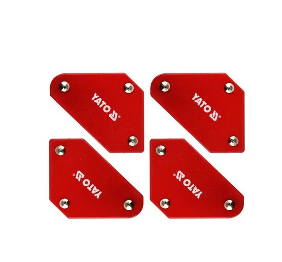 Magnēts metināšanai Yato YT-08677; 43x72x12 mm; 4,5 kg; 4 gab.