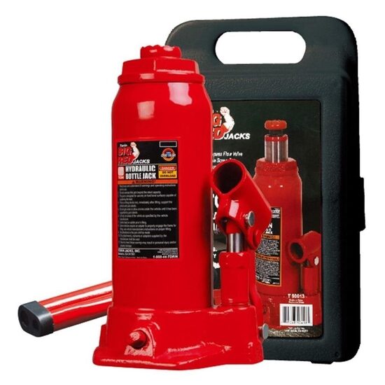 Hidrauliskais domkrats 5T ar plastmasas kasti TH90504S