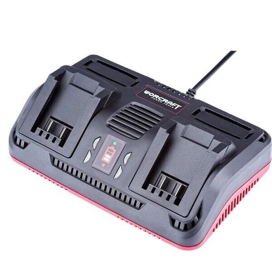 Lādētājs dubultais 20V LI-ION akumulatoram WORCRAFT CLC20V24D