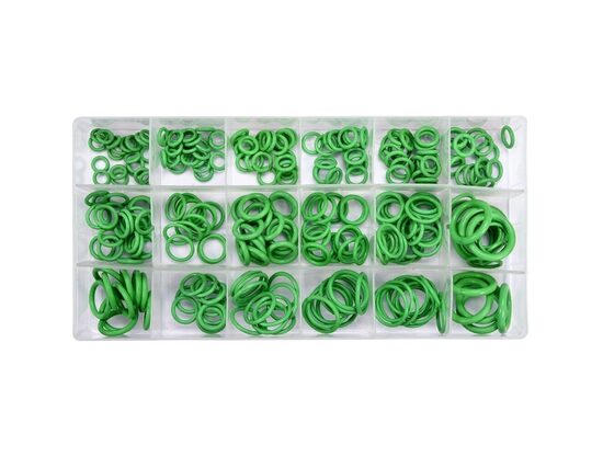 Blīvgredzenu komplekts gaisa kondicionēšanas sistēmai (270 gab.) HNBR, zaļš YATO YT06879