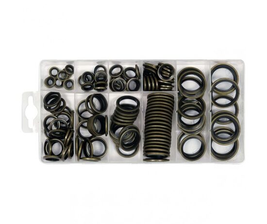 Blīvgredzenu sortiments | metāls / gumija NBR 70 | 150 gab. YATO (YT-068582)