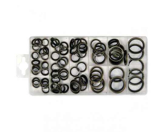 Metāla/Gumijas blīvgredzenu komplekts (90gab.) YT-068581 YATO