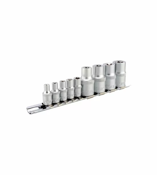 Muciņu komplekts Torx  1/2"+1/4" AVTODELO 39879