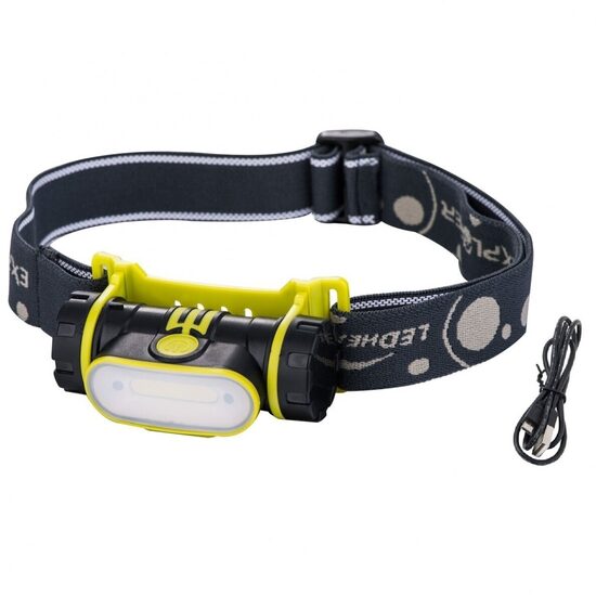 Galvas uzlādējams lukturis ar sensoru 150lm, 3.7V, 2200mAh COB  ZF6544