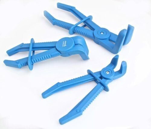 Knaibļu komplekts šļūtenēm (3gab), leņķveida 90° SATRA  A-3FLEX1