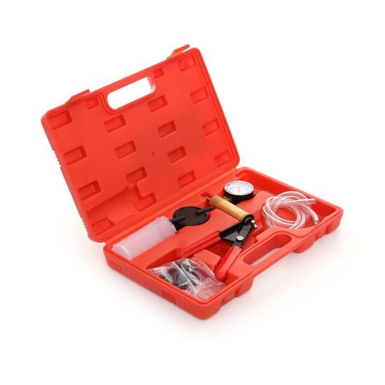 Instrumentu komplekts vakuuma pārbaudei un bremžu šķidruma izsūkšanai 