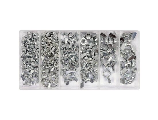 Spārnu uzgriežņu komplekts 150 gab. (M4–M10) YATO YT-06776 